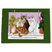 De katten zijn de baas groot cadeauzakje (Voorkant)