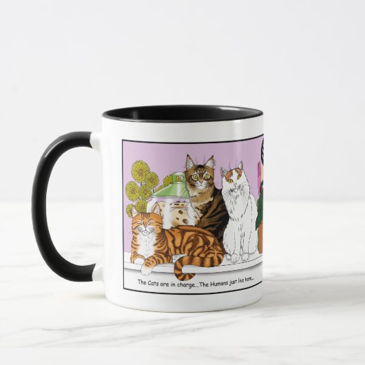 De katten zijn de baas mok (Links)