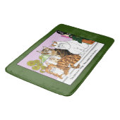 De katten zijn in functie badmat (Gekanteld)