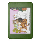 De katten zijn in functie badmat (Voorkant Verticaal)