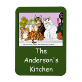 De katten zijn in functie magneet (Verticaal)