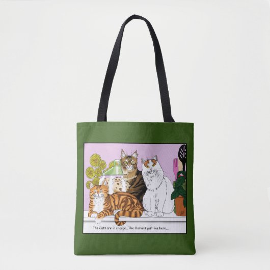 De katten zijn in functie tote bag (Voorkant)