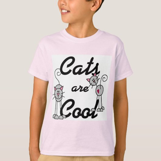De katten zijn Koele T-shirts en Giften (Voorkant)