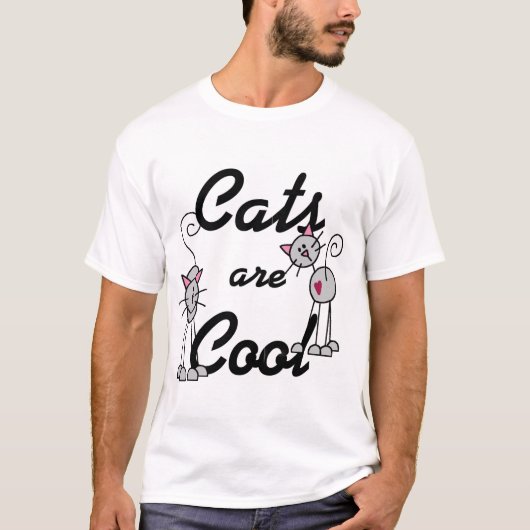 De katten zijn Koele T-shirts en Giften (Voorkant)