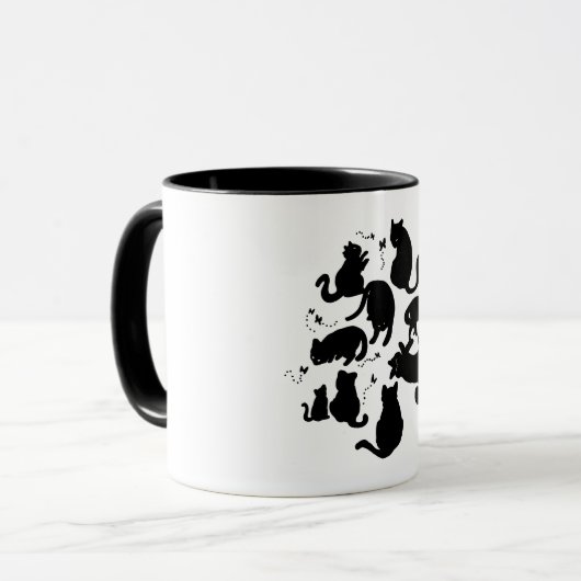 De kattenbende. mok (Voorkant links)