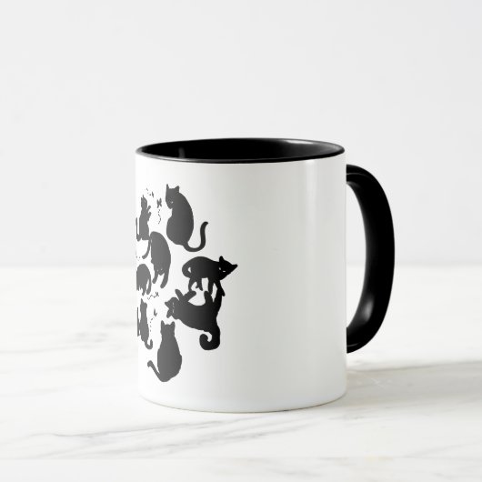 De kattenbende. mok (Voorkant rechts)