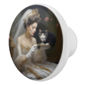 De Kattenbruid, Keramische Knop (Rechts)