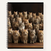 de kattenfamilie notitieboek (Voorkant)