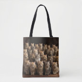 De kattenfamilie tote bag (Voorkant)