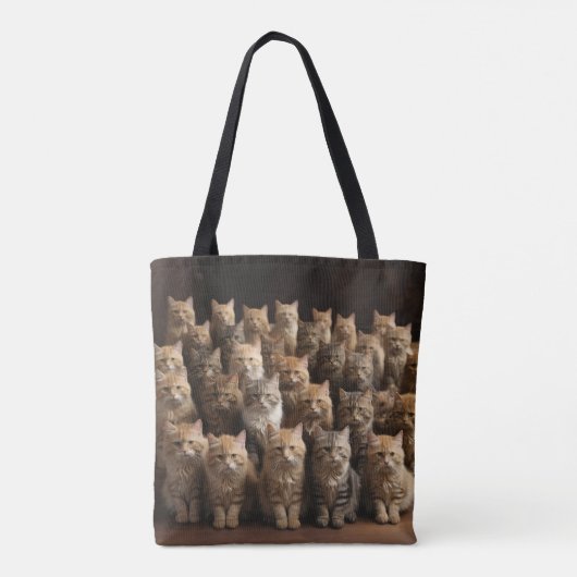 De kattenfamilie tote bag (Achterkant)