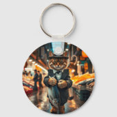 De kattengodfather vangt sleutelhanger (Voorkant)