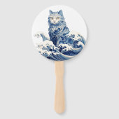 De kattengolf van Kanagawa Handwaaier (Voorkant)