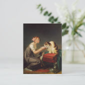 De kattenlunch briefkaart (Staand voorkant)