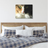De kattenogen canvas afdruk (Insitu (Slaapkamer))