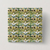 ~De kattenogen hebben het ~ Square Badge Button (Voorkant)