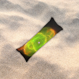 De kattenoognevel groen | lichaamskussen