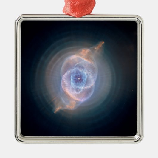 De Kattenoognevel Metalen Ornament (Voorkant)