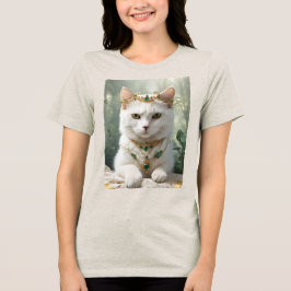 De kattenprinses. Tri-Blend shirt
