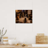 De Kattenraad Vergadering Poster (Keuken)