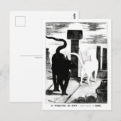 De kattenrendezvous - Édouard Manet - Cat Art Briefkaart (Voorkant / Achterkant)