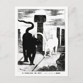 De kattenrendezvous - Édouard Manet - Cat Art Briefkaart