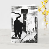 De kattenrendezvous - Édouard Manet - Cat Art Kaart (Gele Bloem)