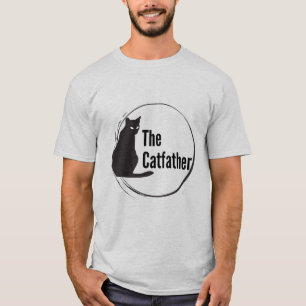 De katvader, de kattenliefhebber, de teamkat t-shirt