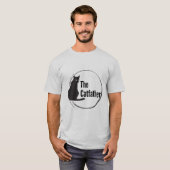 De katvader, de kattenliefhebber, de teamkat t-shirt (Voorkant volledig)