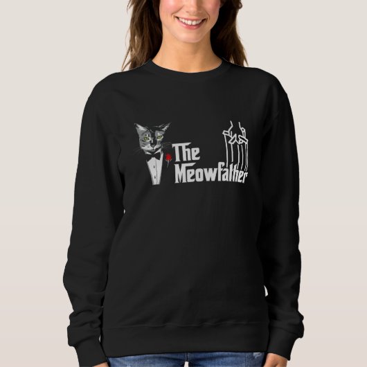 De Katvader Kat Vader Vaderdag Kat Trui (Voorkant)