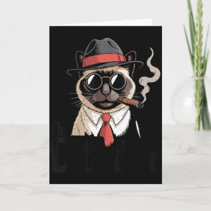 De Katvader Siamese Kat Vader Gelukkige Vaderdag G Kaart