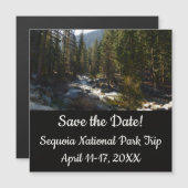 De Kaweah-rivier in het natuurpark Sequoia (Voorkant / Achterkant)