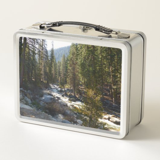 De Kaweah-rivier in het natuurpark Sequoia (Achterkant)