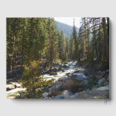 De Kaweah-rivier in het natuurpark Sequoia Gastenboek (Achterkant)