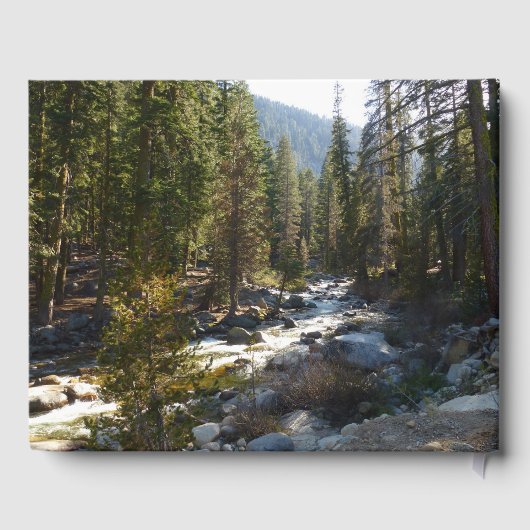 De Kaweah-rivier in het natuurpark Sequoia Gastenboek (Achterkant)