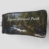 De Kaweah-rivier in het natuurpark Sequoia Golfheadcover (Voorkant)