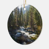 De Kaweah-rivier in het natuurpark Sequoia Keramisch Ornament (Links)