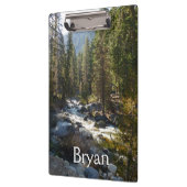 De Kaweah-rivier in het natuurpark Sequoia Klembord (Links)