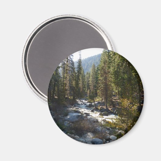 De Kaweah-rivier in het natuurpark Sequoia Magneet (Voorkant / Achterkant)