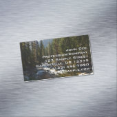 De Kaweah-rivier in het natuurpark Sequoia Magnetisch Visitekaartje (Voorbeeld)