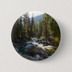 De Kaweah-rivier in het natuurpark Sequoia Ronde Button 5,7 Cm