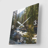 De Kaweah-rivier in het natuurpark Sequoia Vierkante Klok (Hoek)