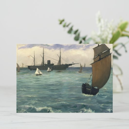 De Kearsarge bij Boulogne | Édouard Manet (Staand voorkant)