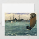 De Kearsarge bij Boulogne | Édouard Manet (Voorkant / Achterkant)