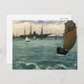 De Kearsarge bij Boulogne | Édouard Manet Briefkaart (Voorkant / Achterkant)