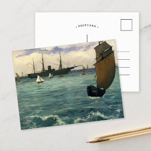 De Kearsarge bij Boulogne Édouard Manet Briefkaart