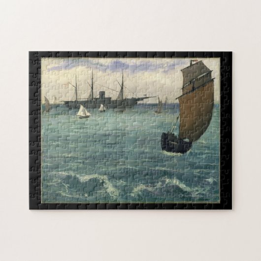 De "Kearsarge" bij Boulogne Edouard Manet Fine Art Legpuzzel (Horizontaal)