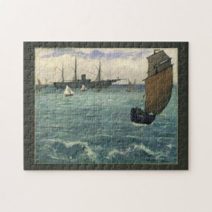 De "Kearsarge" bij Boulogne Edouard Manet Fine Art Legpuzzel