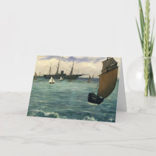 De Kearsarge bij Boulogne   Édouard Manet Kaart