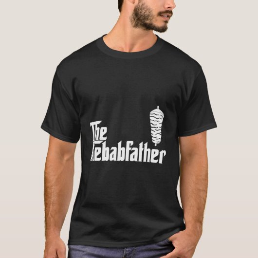 De kebab vader doner kebab maker pap t-shirt (Voorkant)