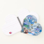 De keel Chakra - Symbool Dromen Notitieboek (Binnen)